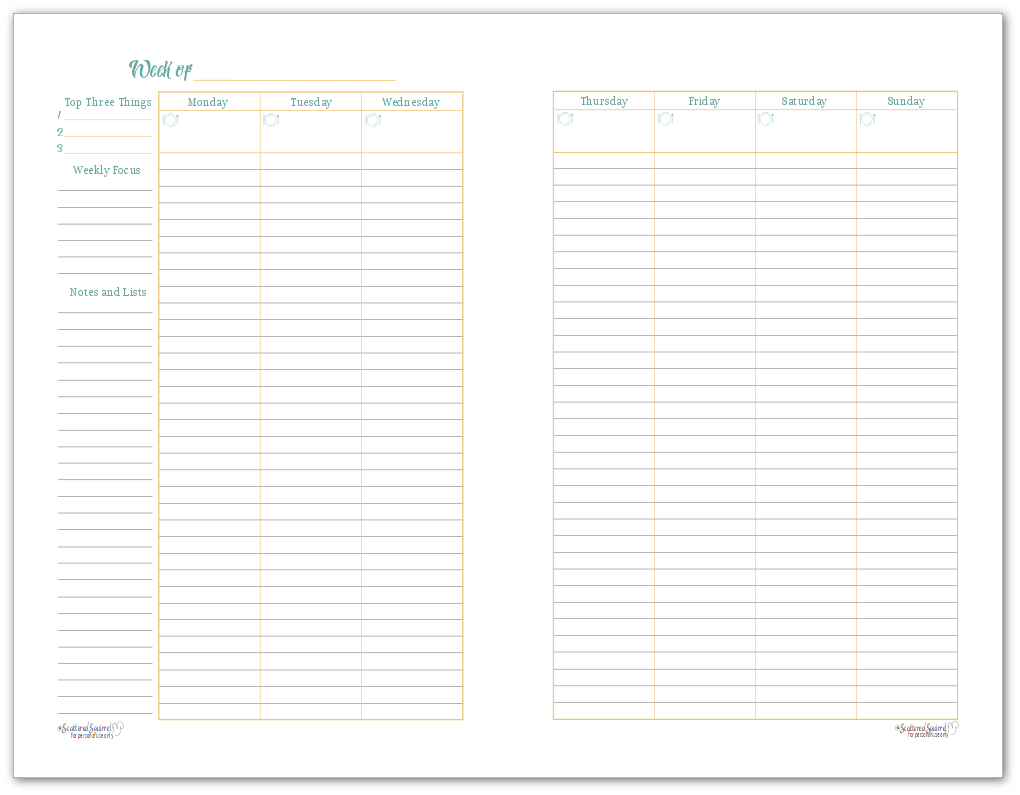 a-variety-of-weekly-planner-printables-for-your-planners