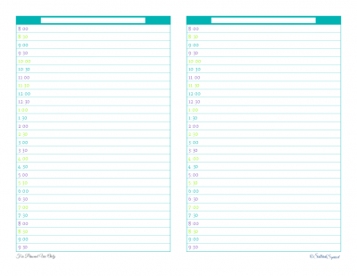 new planner printables reader request