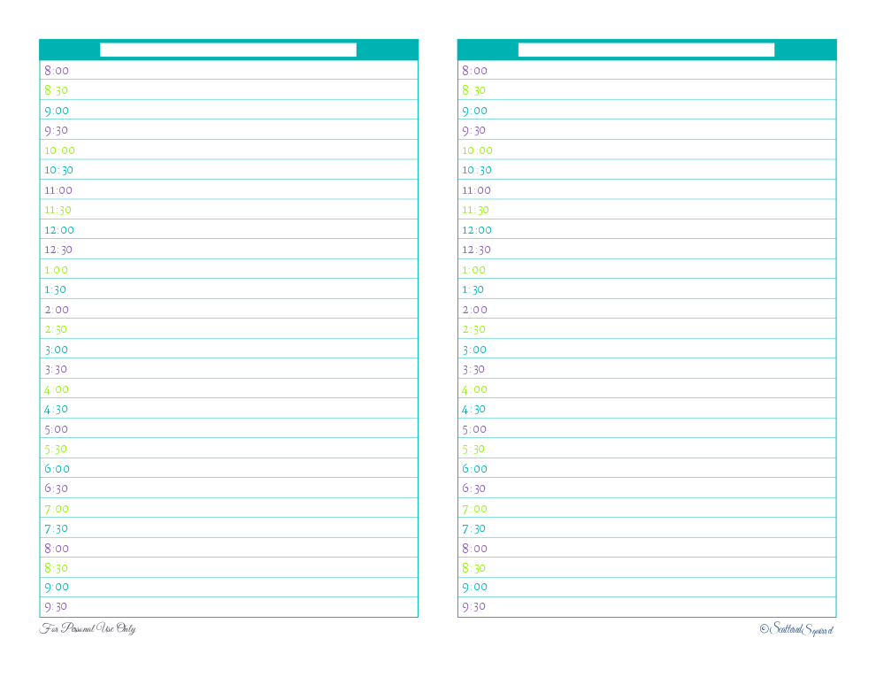 free printable, time management,daily planner, agenda