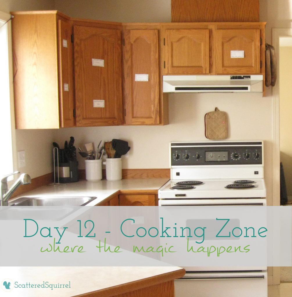 Day 12 of 31 days to a Clean and Organized Kitchen: ScatteredSquirrel.com