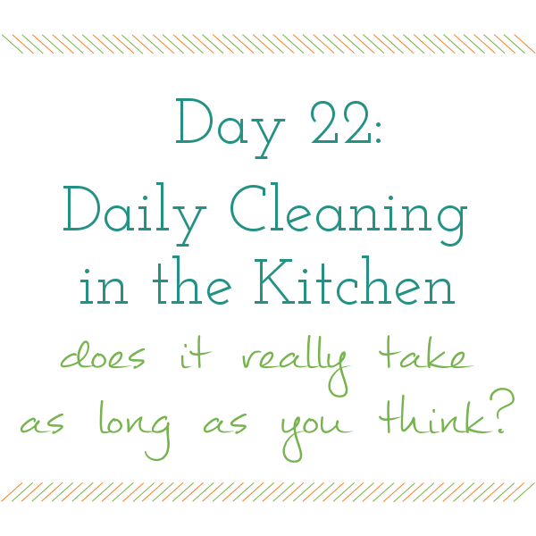 Day 22 of 31 days to a Clean and Organized Kitchen: ScatteredSquirrel.com