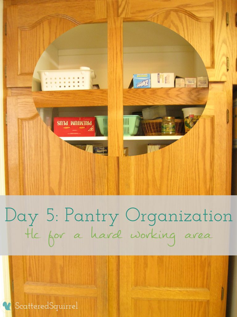 Day 5 of 31 days to a Clean and Organized Kitchen: ScatteredSquirrel.com