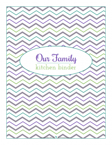 Kitchen Binder Printables