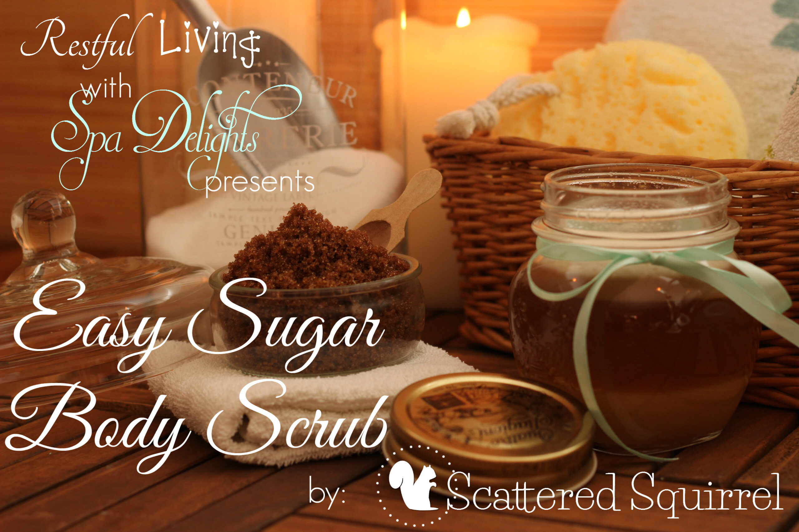 Easy Sugar Body Scrub {Guest Posting at Restful Living}