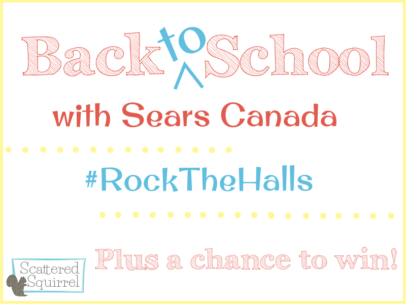 Back to School with Sears Canada's #RocktheHalls, plus our very first giveaway!