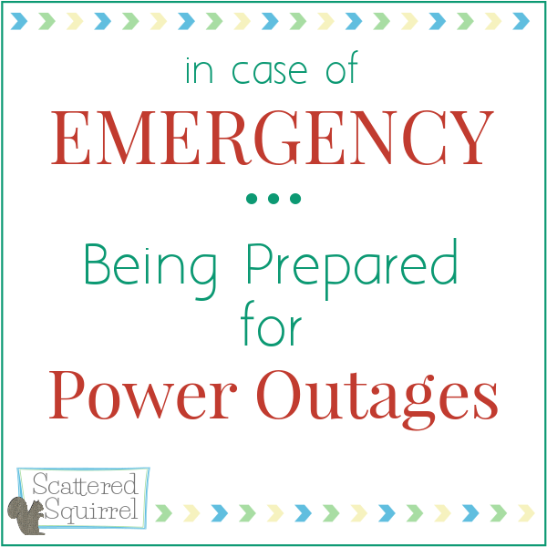 Items you need and steps to take towards being prepared for power outages.