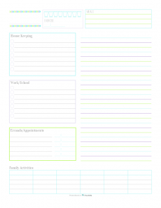 {Day 28} Daily Planner Printables - ScatteredSquirrel