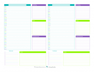 Free Printable Schedule Planner Dalep Midnightpig Co