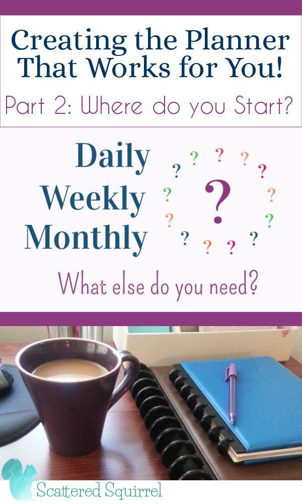 It can be hard to decide what you need in a planner. Daily sheets or Weekly? Do you really need a monthly calendar? What about all the extra stuff like to-do lists and meal planners? Don't worry, I've got some suggestions for how to figure it out.