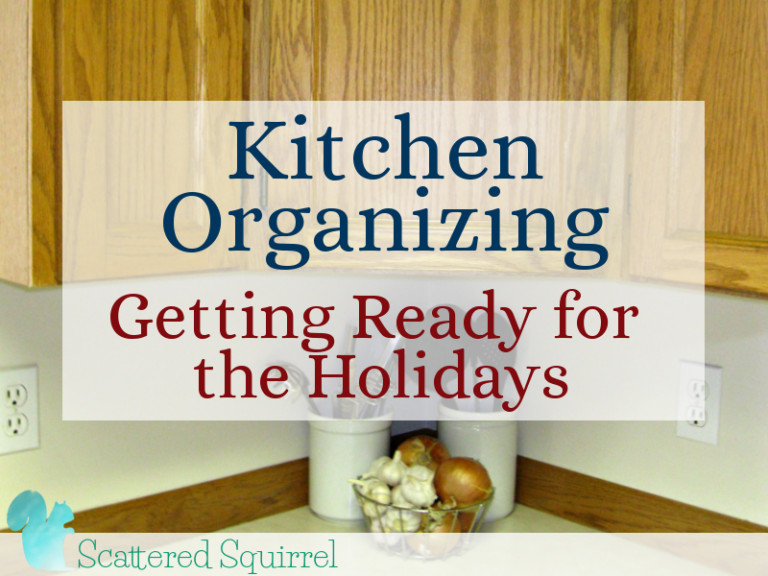 Spending a little time on Kitchen Organizing before the holidays hit can save a lot of headaches later on.