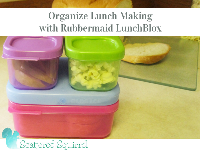 Organize Lunch Making with Rubbermaid LunchBlox