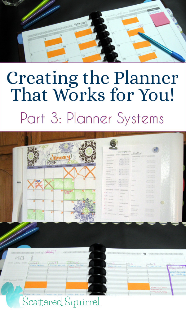 Creating the Planner That Works for You - Part 3: Planner Systems: What are they and what are they used for?