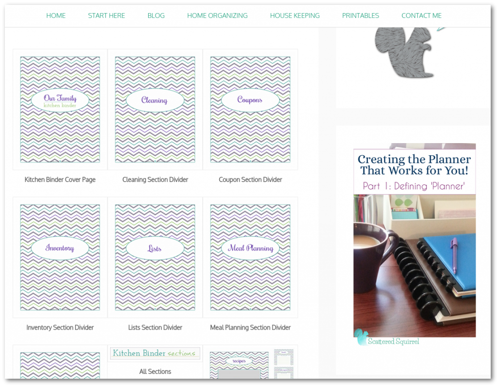 The galleries, especially the printables galleries are now neater and a little more streamline to make searching for the printable you need even easier.