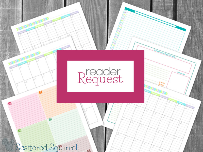 New Planner Printables as You Requested!