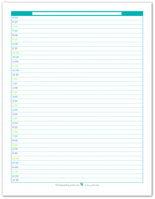 Just a simple daily agenda printable to help you plan your days.