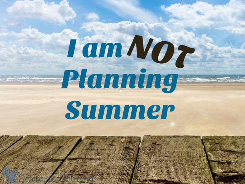 I’m Not Planning Summer – You Can’t Make Me!
