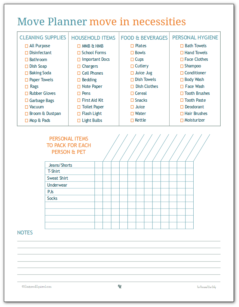 Use This Checklist When Moving Into Your First Home