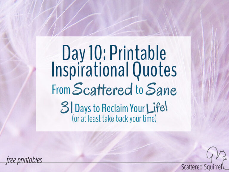 Inspiration quotes in a handy, printable format for you to use