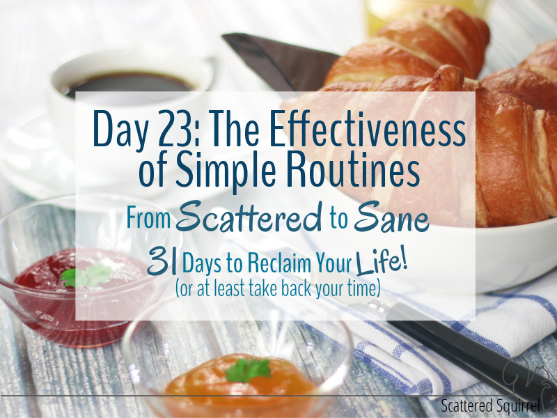 We all have simple routines that we don't think about. Have you wondered what role they play in our day to day lives?