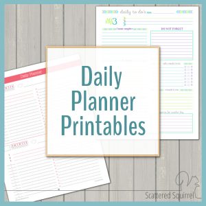 These daily planner printables were designed for those who have busy days and need to a way to stay on track.