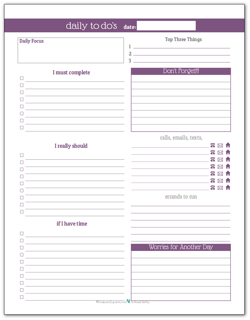 stay on track in 2016 with these daily to do list planner