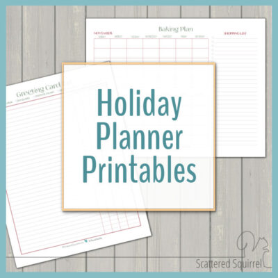 The holidays are full of so much fun! Use these holiday planner printables to make sure you don't miss a moment of it!