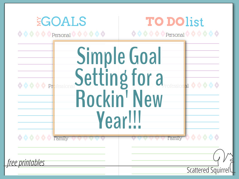 New to Goal Setting