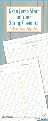 My go to post for all the supplies I need for spring cleaning, plus it includes a handy printable spring cleaning planner complete with a shopping list section I can cut off and take with me to the store.