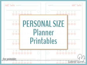 New Personal Size Planner Printables are Here