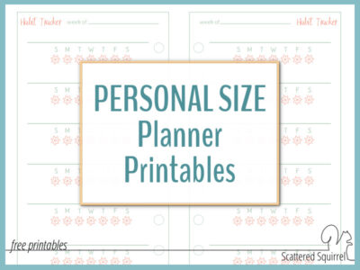 New Personal Size Planner Printables are Here