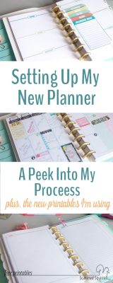 Setting Up My New Planner A Peek Into my Process - Scattered Squirrel