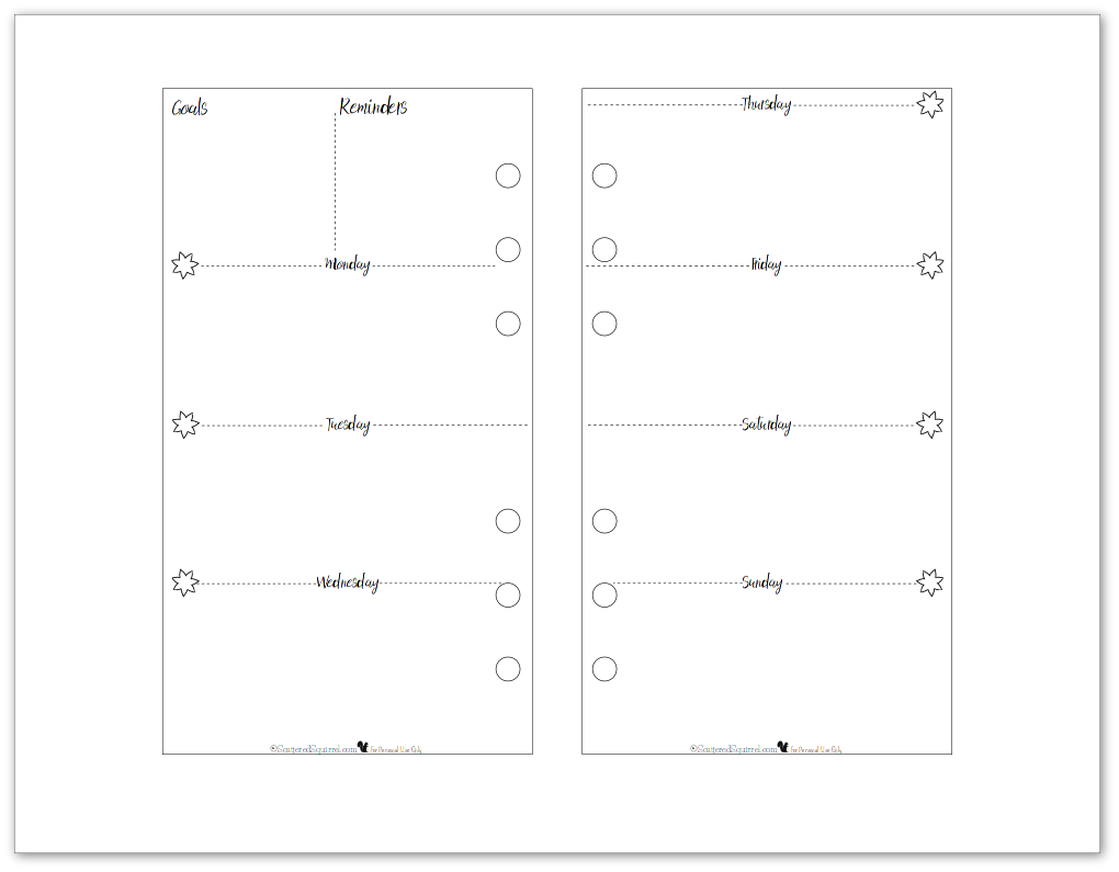 New Personal Size Planner Printables Are Here