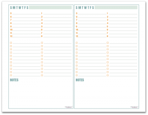 daily planner printables personal planner