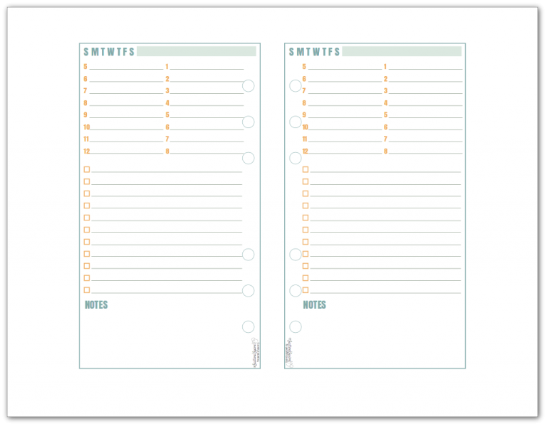 Check Out the New Personal Size Daily Planner Printables!