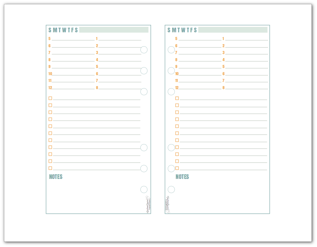 Check Out the New Personal Size Daily Planner Printables!