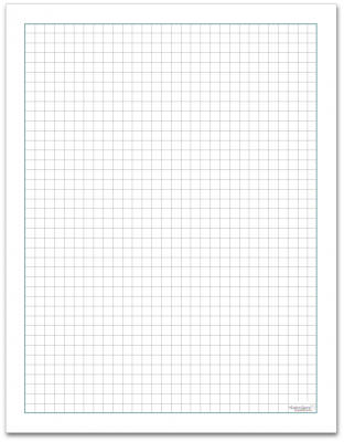 Graph Paper - Full- Size - Scattered Squirrel