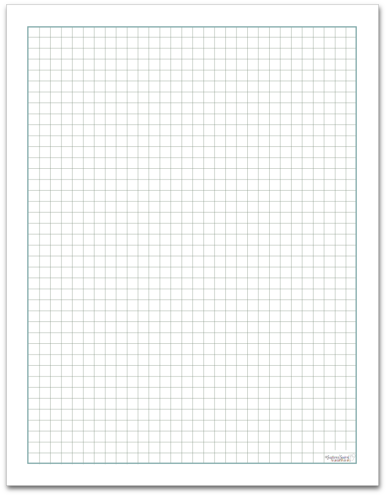 Print Your Own COLORED GRID Graph Paper 1/4 Inch Squares PDF Format Purple,  Pink, Green, Blue Turn Printer Paper Into Grid Paper 