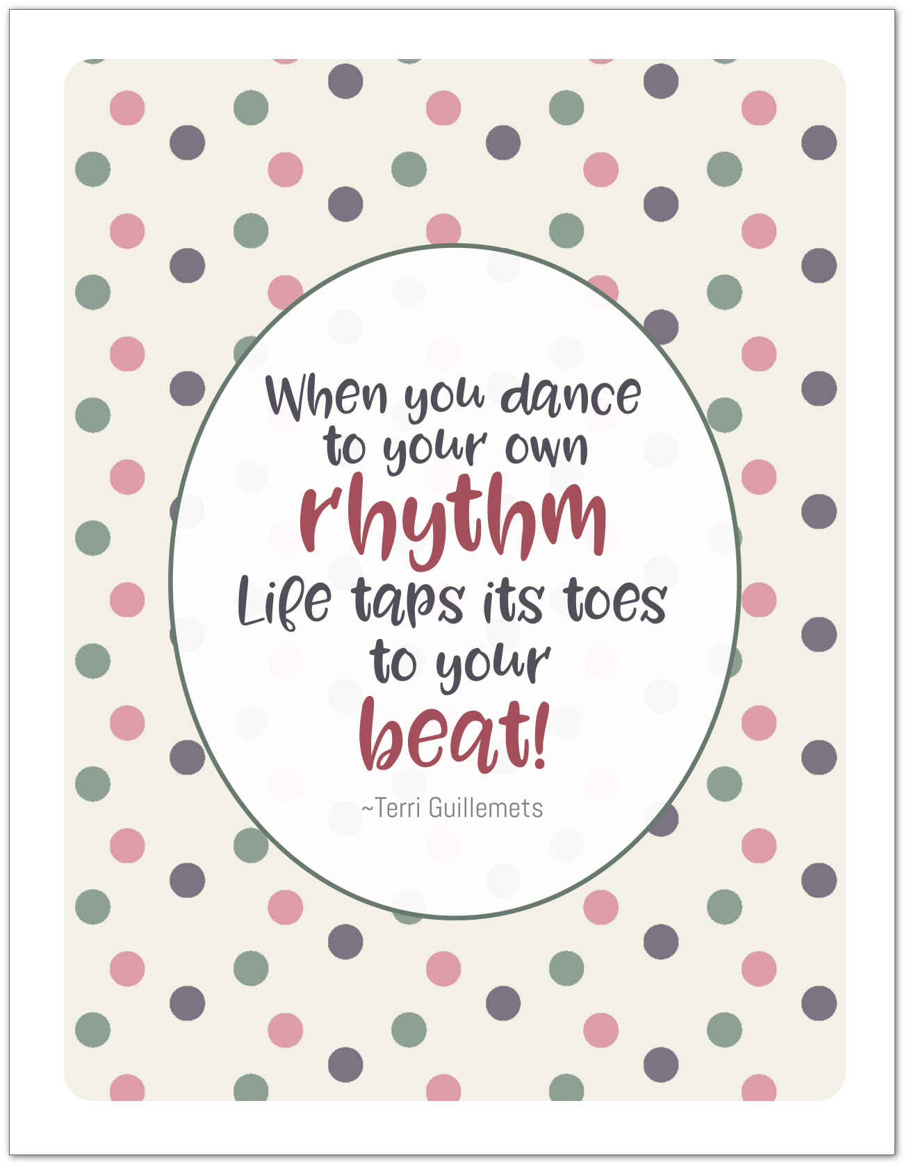 Terri Guillemets Quote