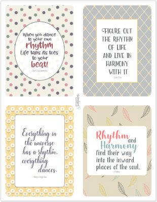 Printable journal cards to use in your planner, scrapbooks, journals and more.