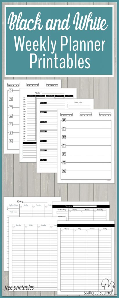 free-black-and-white-weekly-planner-printables