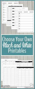 Black and White Printables - Scattered Squirrel
