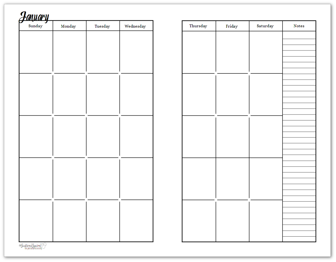 2 page monthly calendar template excel - armylasopa