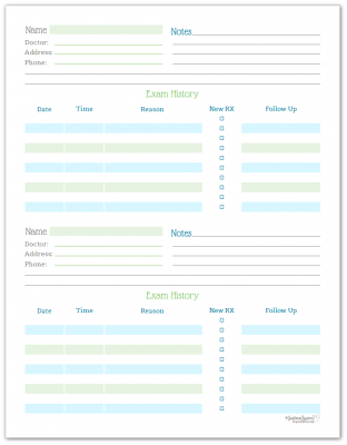 Eye exam Appointment Tracker