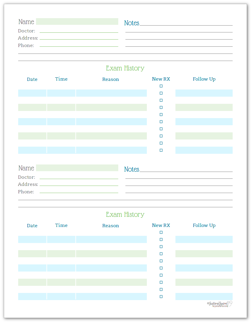 Eye exam Appointment Tracker