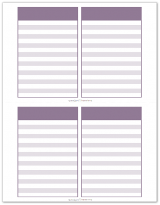 Pocket Notes Purple