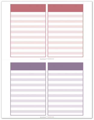 Pocket Notes Raspberry and Purple