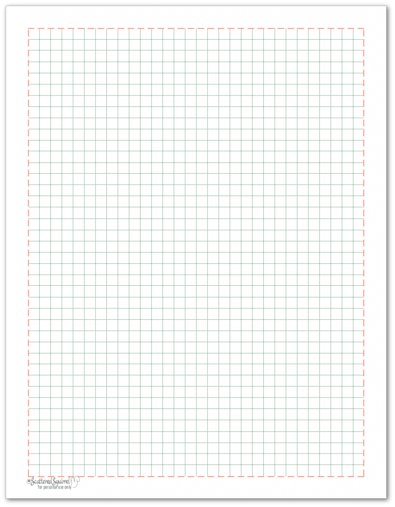 Grid Note paper to match the 2018 planner colours.