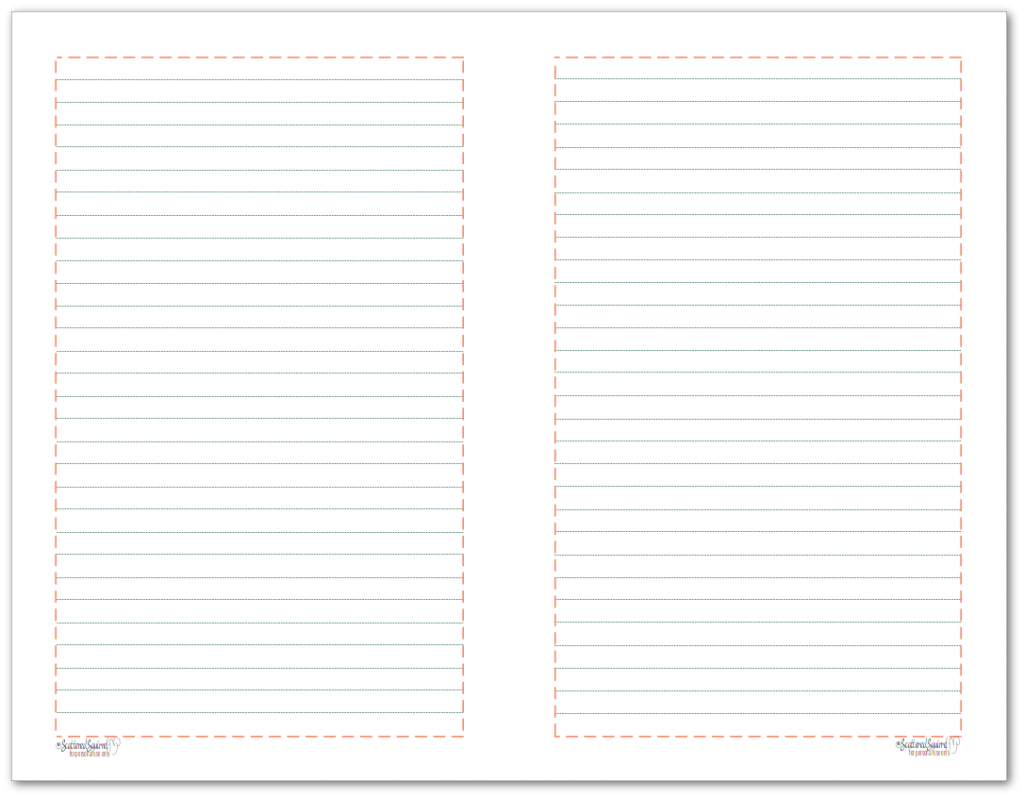 Half-Size lined note paper to match the 2018 planner colours