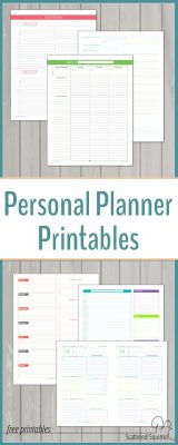 A collection of all the planner printables found on Scattered Squirrel. Find something to fit your monthly, weekly, daily, and yearly planning needs.