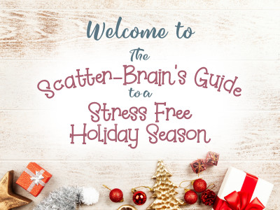 We're aiming to enjoy a stress free holiday season and it all starts today.